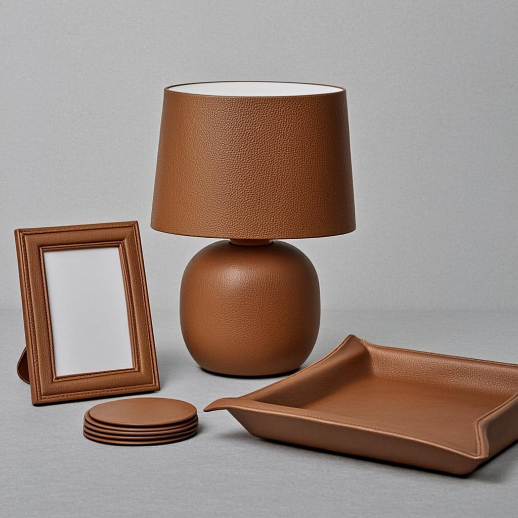 Cadre Photo Cuir Cognac