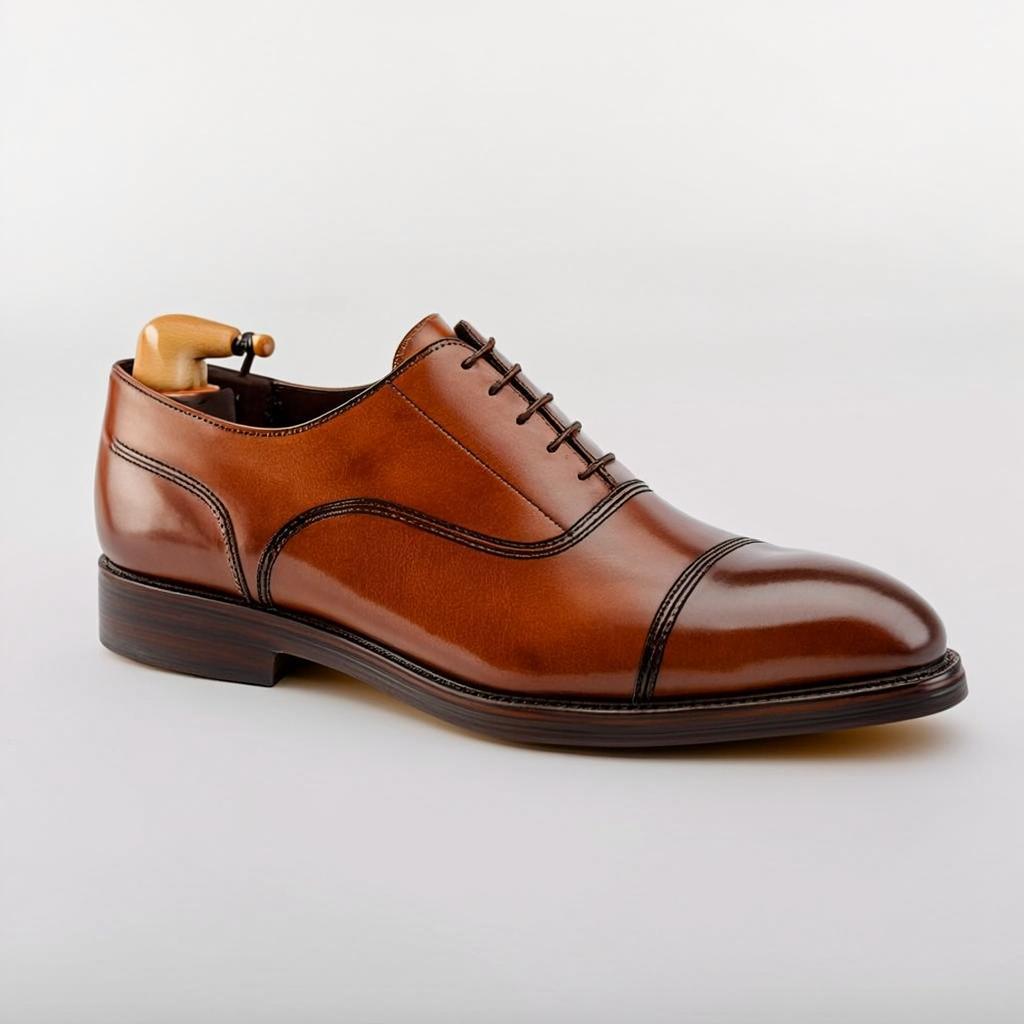 Derby Cognac Patiné